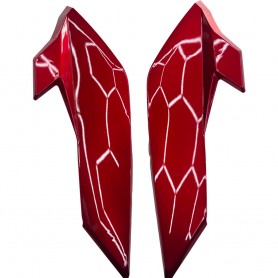 TAPAS LATERALES CUBRE FOCO TWISTER 125 HONDA ROJO TAPAS LATERALES CUBRE FOCO TWISTER 125 HONDA ROJO