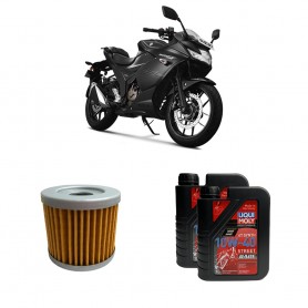 KIT MANTENCION GIXXER 250 SUZUKI 10W40 SINTETICO STREET RACE